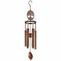 Carillon éolien 90 cm en métal bronze avec arbre décoratif