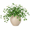 Plante verte artificielle en pot 70 cm feuillage retombant vert style naturel
